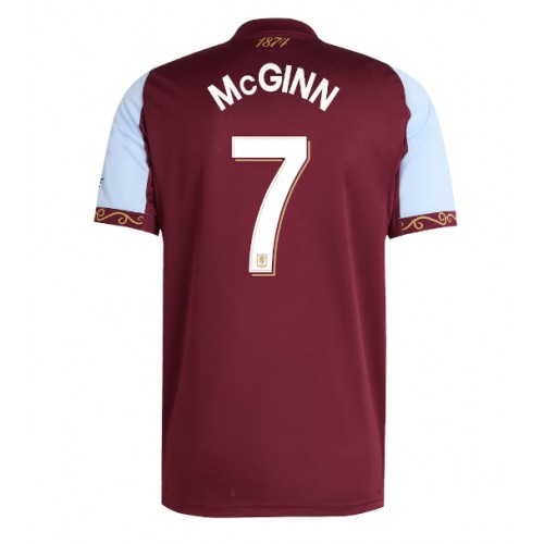 Aston Villa John McGinn #7 Replica Home Stadium Shirt 2025-26 Short Sleeve Aston Villa John McGinn #7 Replica Home Stadium Shirt 2025-26 Short Sleeve